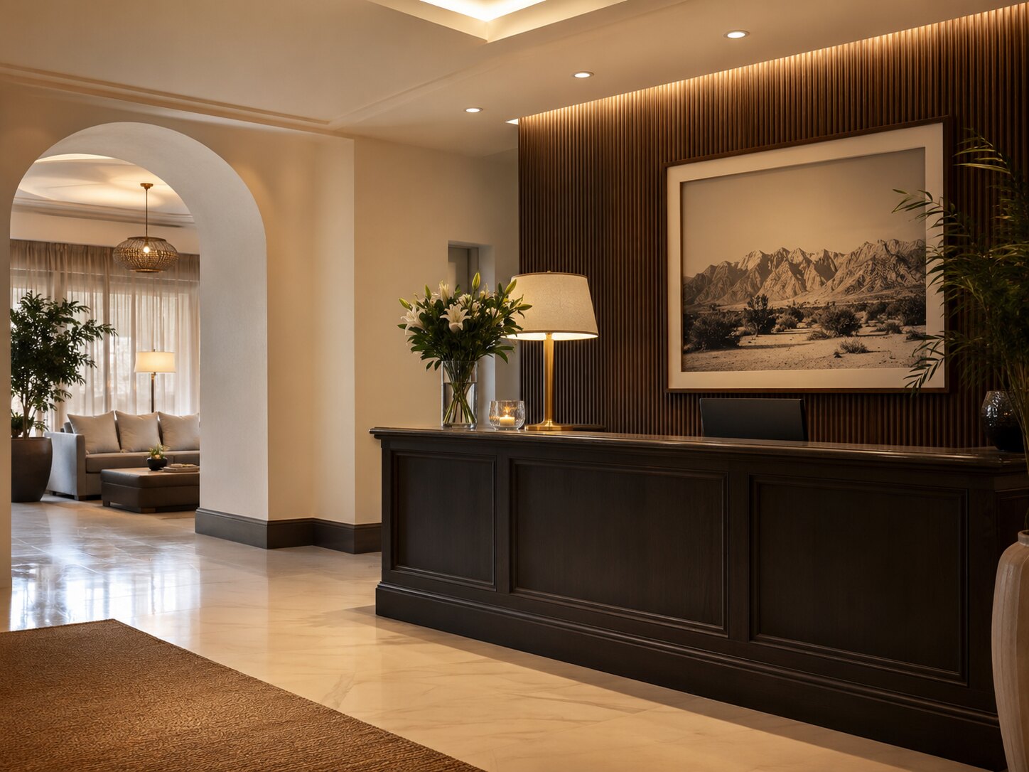 Galería de recepción premium del alojamiento