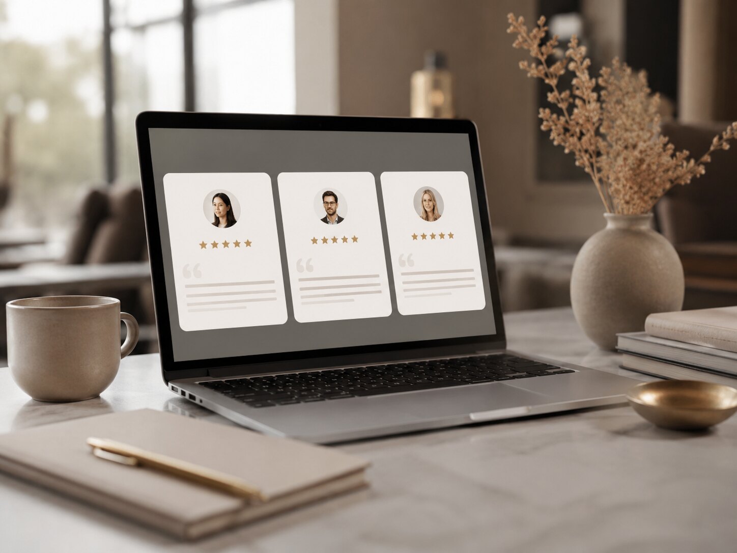 Testimonios de clientes para profesional independiente
